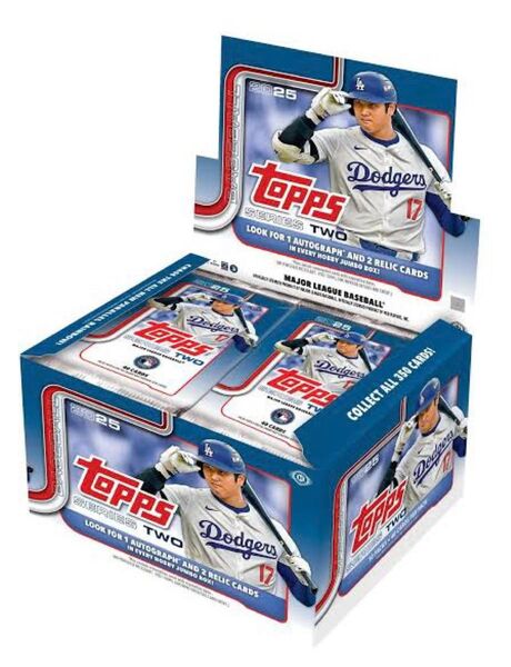 2025 TOPPS SERIES TWO 2 HOBBY JUMBO 新品 未開封 BOX ボックス シュリンク付き 大谷翔平