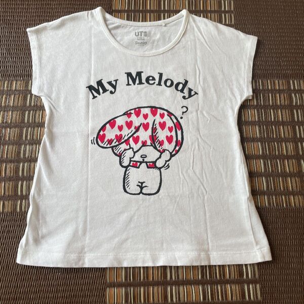 ユニクロ キッズ Tシャツ マイメロディ【110】