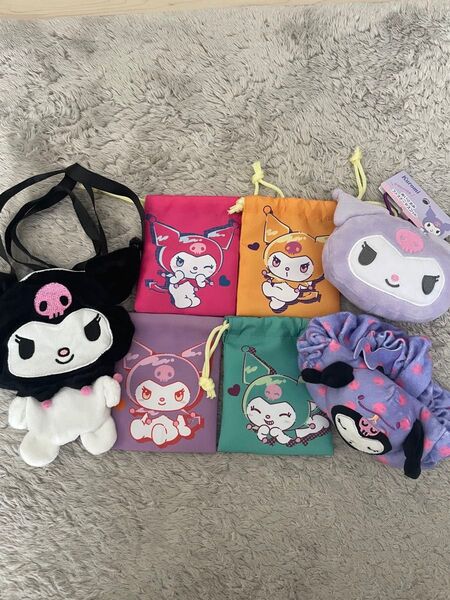 サンリオ クロミちゃんポーチ、ヘアバンドセット