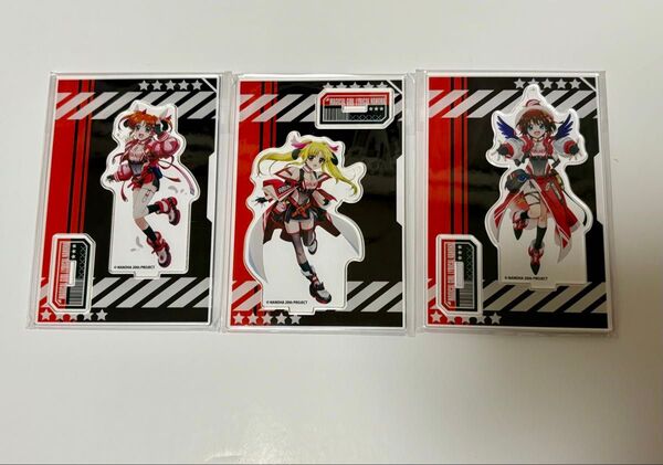 【新品未開封】魔法少女リリカルなのは アクリルスタンド ラウンドワン限定 3種セット
