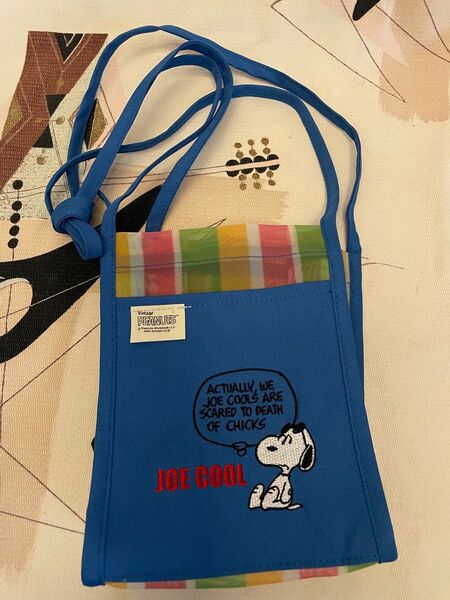 美品 可愛い! ROOTOTE × PEANUTS スヌーピー メッシュ ショルダーバッグ マルチカラーメッシュ 速乾性