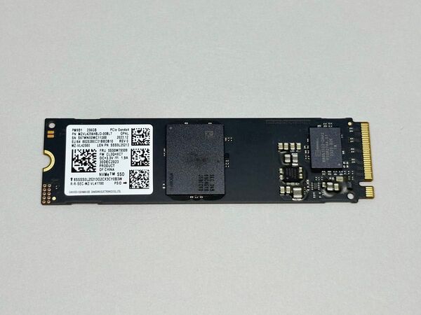 SAMSUNG PM9B1 256GB NVMe PCIe Gen4x4 M.2 2280 SSD★使用:5時間,電源投入:17回