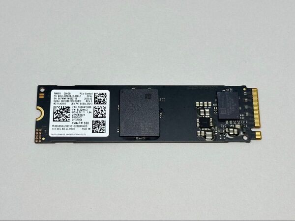 SAMSUNG PM9B1 256GB NVMe PCIe Gen4x4 2280 SSD★使用時間:9時間,電源投入:14回