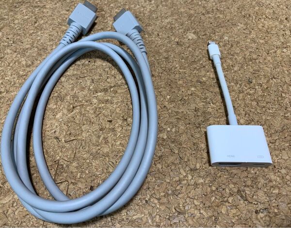 【HDMIケーブル付属】送料無料 純正 ライトニング Digital AVアダプタ A1438 MD826AM/A WUP-008