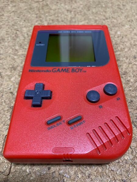 【送料無料】動作OK 任天堂 初代 ゲームボーイ 本体 赤 レッド Nintendo GAME BOY DMG-01 GB レトロ