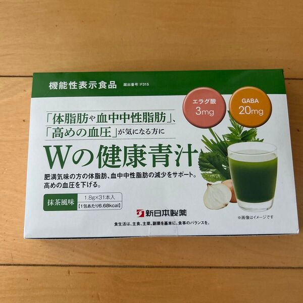 新日本製薬 Wの健康青汁 抹茶風味 31本