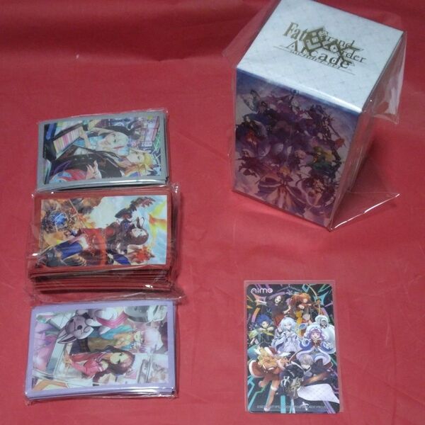 FGO Fate/Grand aimeカード バナパス 使用可能 スリーブはオマケです デッキケース オリジナル