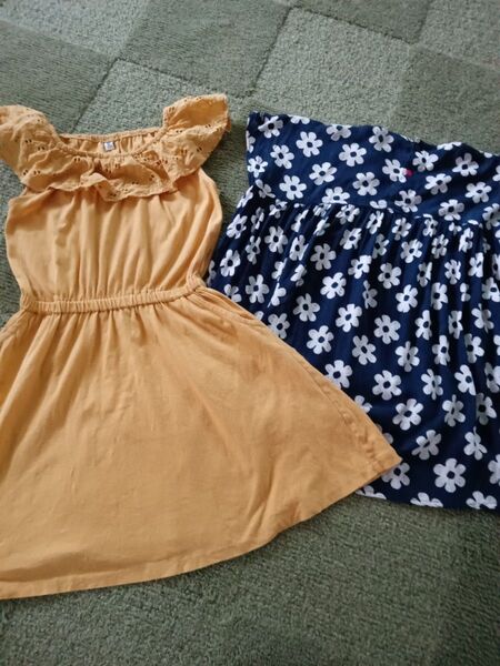ユニクロ 120cm ワンピースとF.O.KIDS110cm ワンピース