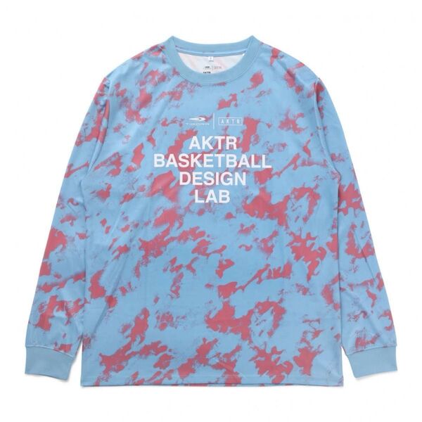 【新品 未使用】TIGORA×AKTR 総柄LOGOプリント 長袖Tシャツ