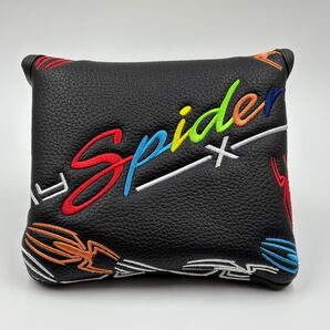 ゴルフパターカバー 磁石タイプ開閉 センターシャフト用 spider-x