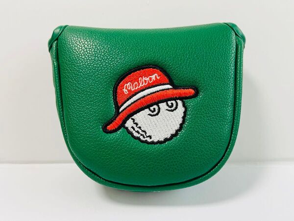 ゴルフヘッドカバー パターカバー マグネット付け マレット用 帽子