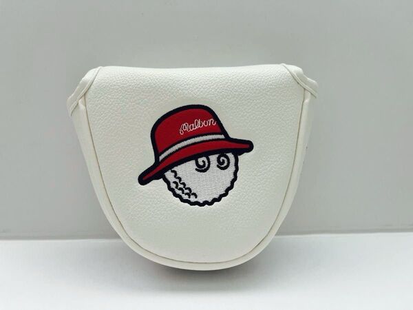 ゴルフヘッドカバー パターカバー マグネット付け マレット用 帽子
