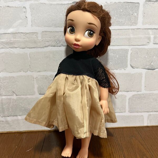ハンドメイド ドール服1点 ワンピース レース シックな雰囲気