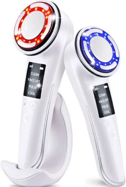 在庫限り 新品未使用 温冷美顔器 EMS 美顔器 フェイスケア LED光エステ