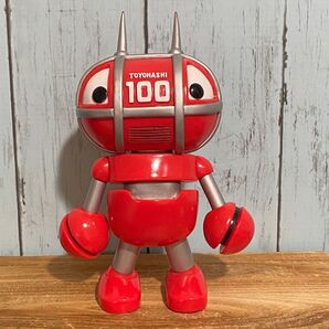 ゆるキャラ トヨッキー ソフビ フィギュア とよはし100祭記念 赤