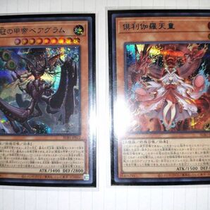 遊戯王 樹冠の甲帝ベアグラム 倶利伽羅天童 シークレットレア SPECIAL BLUE Ver. 2枚セット