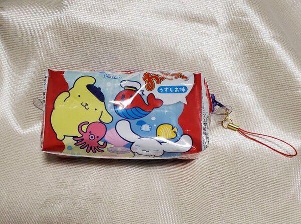 森永おっとっと お菓子パッケージリメイクボックスポーチ ハローキティ ポムポムプリン クロミ ハンドメイド