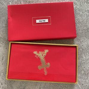 miumiu ミュウミュウ封筒 10枚セット 虎 非売品 紙袋 新品 祝儀袋 赤 ノベルティ レア ブランド