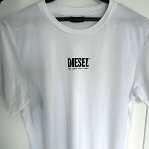 【セール中!!】DIESEL ディーゼル ロゴTシャツ ホワイト サイズ S