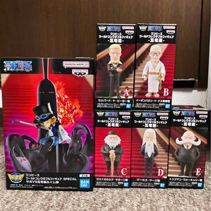 ワンピース ワールドコレクタブルフィギュア 五老星 全5種コンプ サボvs五老星&イム様
