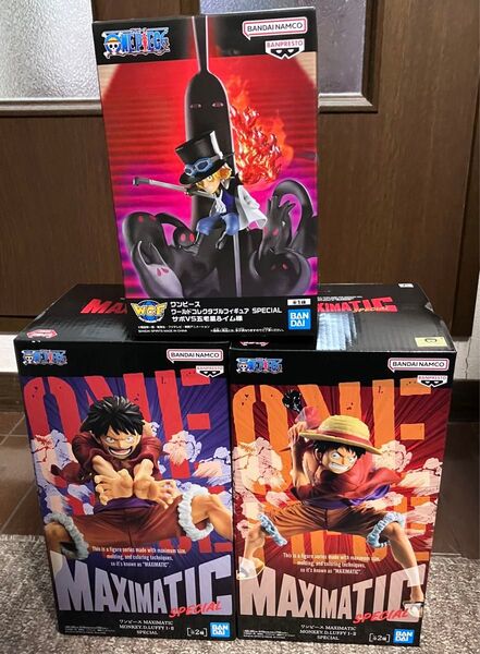 MAXIMATIC モンキー・D・ルフィ A B 2種・ ワールドコレクタブルフィギュア SPECIAL サボVS五老星&イム様