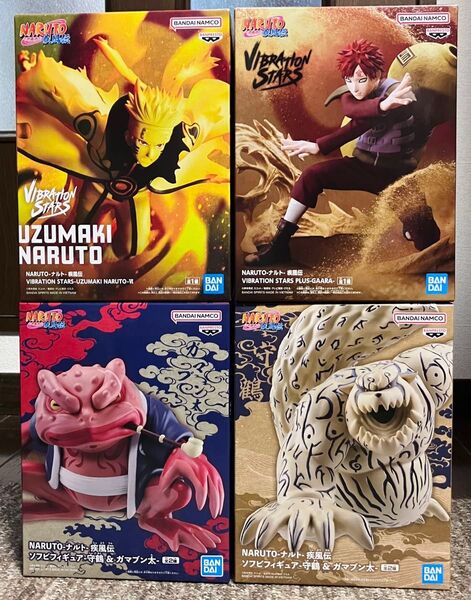 NARUTO-ナルト- 疾風伝 ソフビフィギュア 守鶴 ガマブン太 vibration stars plus GAARA ナルト