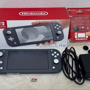 Nintendo Switch lite(グレー)SDカード(128GB)付き