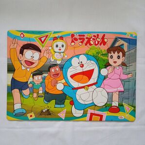 ドラえもん パズル 昭和レトロ 希少 当時物 55ピース 台紙付き
