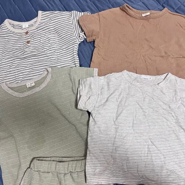 韓国 半袖 コトリ 半袖Tシャツ Tシャツ トップス 80cm 90cm