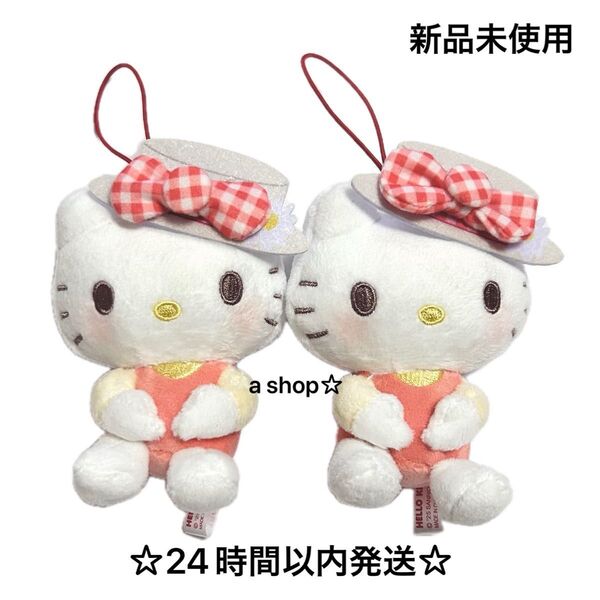 【新品】sanrio サンリオキャラクターズ ハローキティ キティちゃん ピクニック おすわりマスコット ぬいぐるみ プライズ