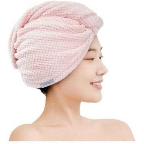 ヘアドライタオル 瞬間吸水 髪の毛 タオル 速乾 帽子 タオルキャップ ドライキャップ ヘアキャップ