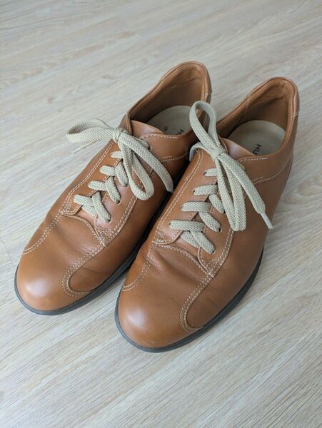 Hush puppies ハッシュパピー メンズ 25cm レザースニーカー 靴 シューズ