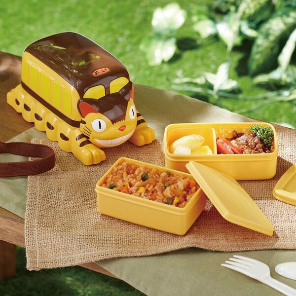 2500円 ネコバス お弁当箱 2段 ランチボックス