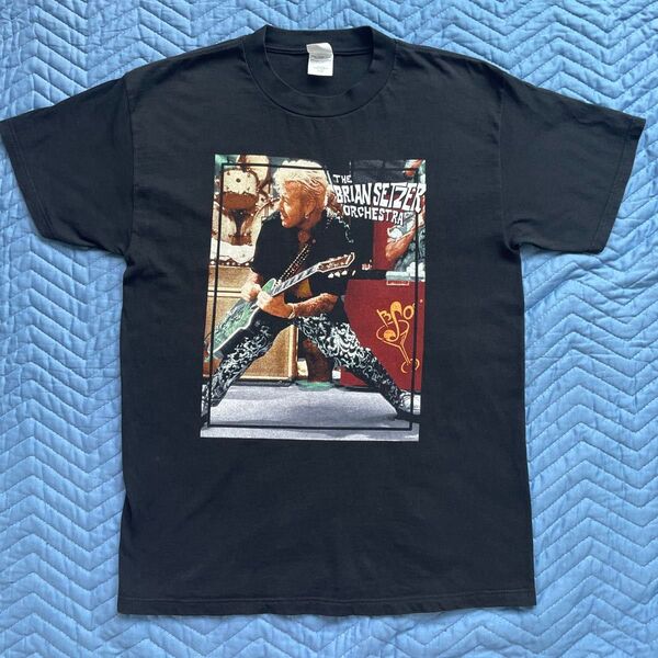 Tシャツ ビンテージ Lサイズ 黒 THE BRIAN SETZER ORCHESTRA
