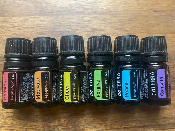 ドテラ パッション モチベート チアー フォーギブ ピース コンソール doTERRA エッセンシャルオイル