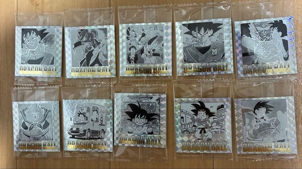 ドラゴンボール シールウエハース 40周年記念オリジナルイラストレーション 10枚セット
