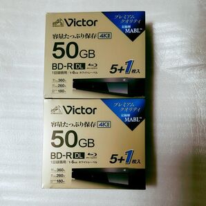 ビクター BD-R DL 50GB 6枚入り 2セット 計12枚【新品未開封品】