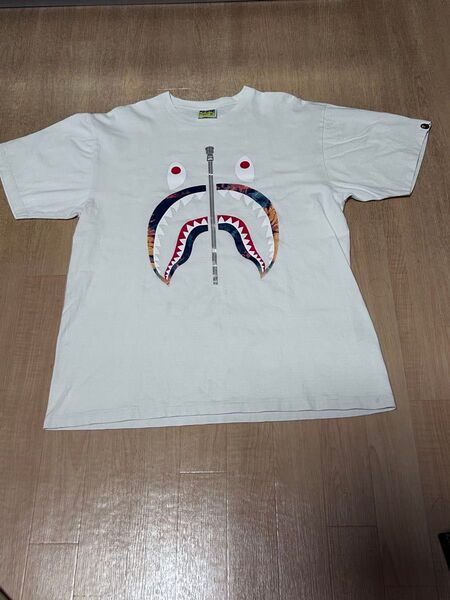 A BATHING APE アベイシングエイプ シャーク 迷彩 カモ柄 L L