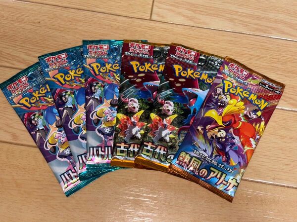 ポケモンカード バトルパートナーズ 熱風のアリーナ 古代の咆哮 バラパック 6パック