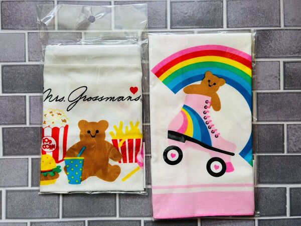 【新品】PLAZAミセスグロスマン ランチバッグ ランチクロス お弁当包み Mrs.grossman’s
