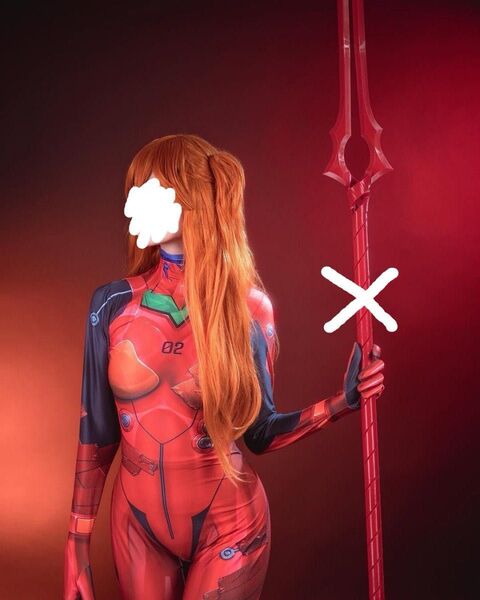 エヴァンゲリオン アスカ プラグスーツ ボディスーツ S コスプレ 全身