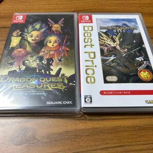 ニンテンドーswitchソフト ドラゴンクエストトレジャーズ モンスターハンターライズ