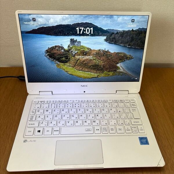 《訳あり》NEC 白色モバイルノートPC/フルHD