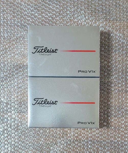 新品 タイトリスト PRO V1X ローナンバー 2025年モデル 2ダース