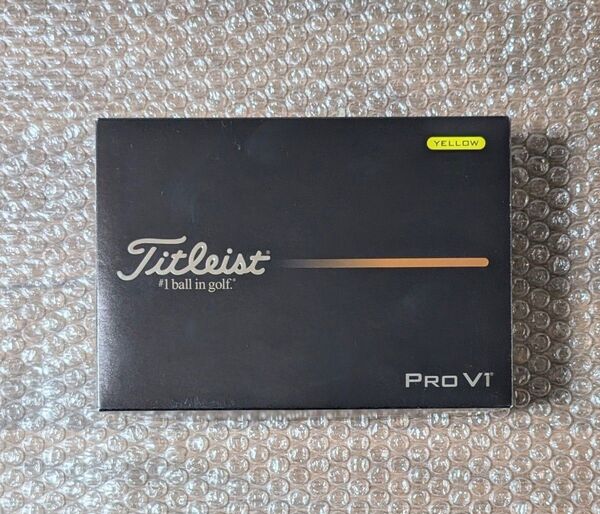 新品 タイトリスト PRO V1 イエロー 2025年モデル 1ダース