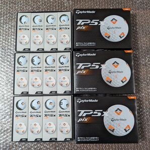 新品 テーラーメイド TP5x pix ホワイト 2024年モデル 3ダース