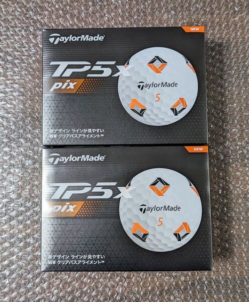 新品 テーラーメイド TP5x pix ホワイト 2024年モデル 2ダース