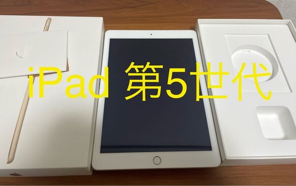 iPad 第5世代 Wi-Fiモデル 32GBゴールド MPGT2J/A A1822 動作確認済