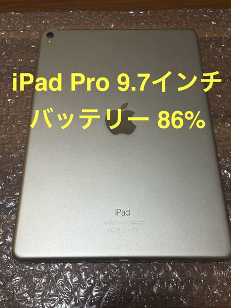 iPad Pro 9.7インチ Wi-Fi 32GB ゴールド MLMQ2J/A A1673 動作確認済
