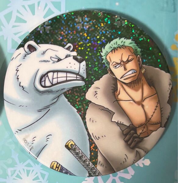 おおきなきらきら缶バッジ ゾロ 希少 ONEPIECE ワンピース